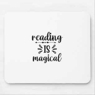 Mousepad Ler Leitura De Arte É Mágico