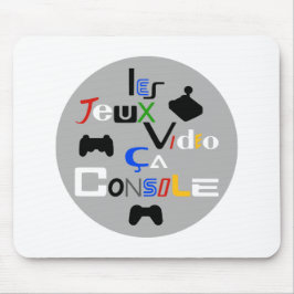 MOUSEPAD LES JEUX VIDEO, ÇA CONSOLE !