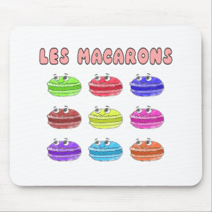 Mousepad Les Macarons — Cartoon