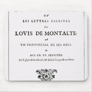 Mousepad Les Provinciales por Blaise Pascal