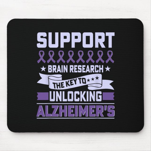 Mousepad Lesão Cerebral Heimerheimer Design Roxo Heimerheim (Frente)