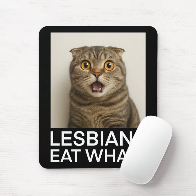Mousepad Lésbicas Comem O Quê Engraçado (Com mouse)