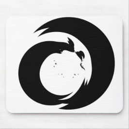 Mousepad Letra Estilizada "A" Monograma Arte Moderna