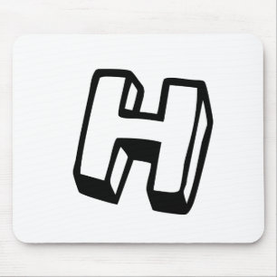 Mousepad Letra H