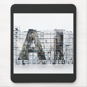 Mousepad Letra Industrial – IA