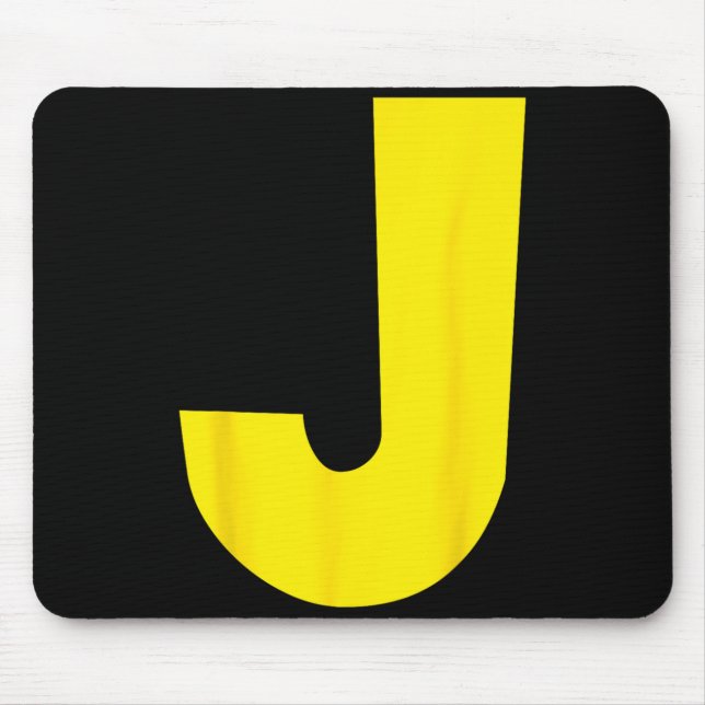 Mousepad Letra J Esquilo Grupo Combinando Funny Halloween (Frente)