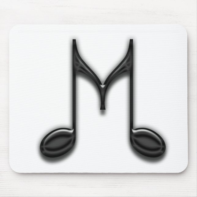 Mousepad Letra musical de "M" (Frente)