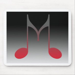 Mousepad Letra musical de "M"