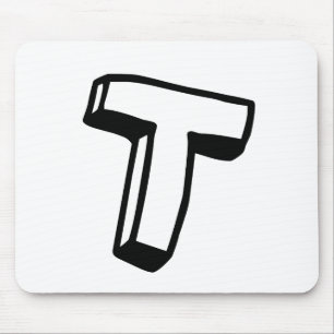 Mousepad Letra T