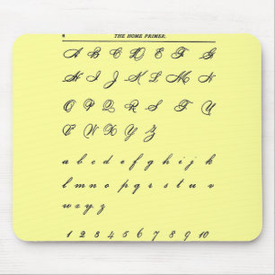 Mousepad Letras Cursivas