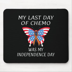 Mousepad Leucemia Cancer sanguíneo EUA Bandeira Americana I