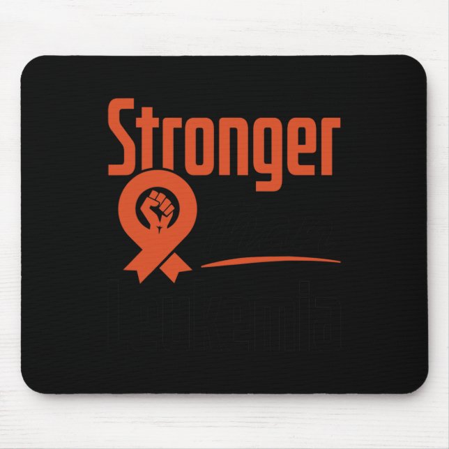 Mousepad Leucemia Cancer Sanguíneo Sensibilização Mais Fort (Frente)
