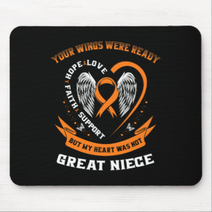 Mousepad Leucemia Laranja Excelente de Consciência Onze Inf