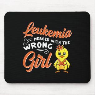 Mousepad Leucemia Mensagada Com A Garota Errada Pintinho Aw