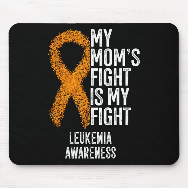 Mousepad Leucemia Minha Luta De Mães É Minha Luta Contra A  (Frente)