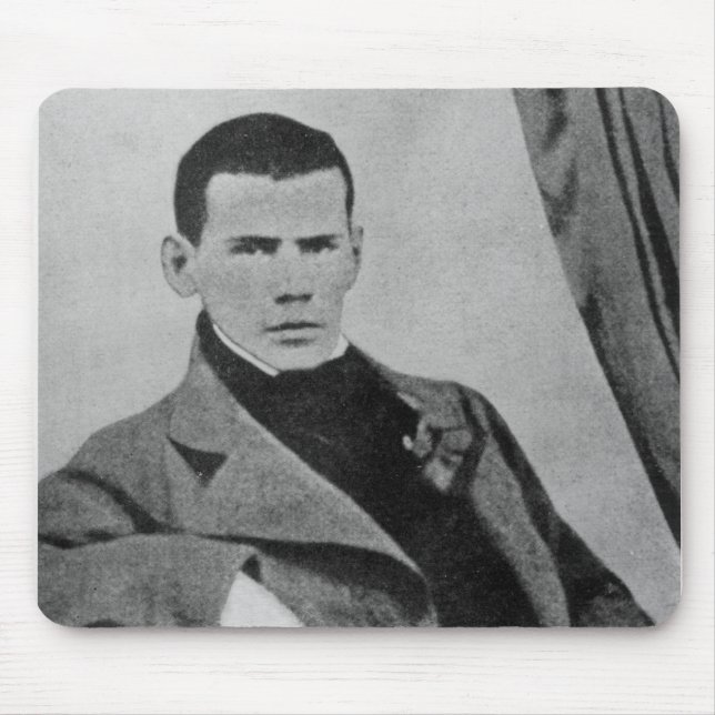 Mousepad Lev Nikolaevich Tolstoy como um estudante (Frente)