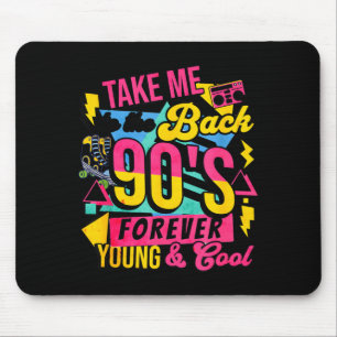 Mousepad Leva de Volta aos Anos 90 Retro Vintage Halloween