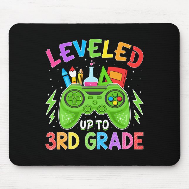 Mousepad Levado Até 3º Ano De Jogador De Volta À Escola Pri (Frente)