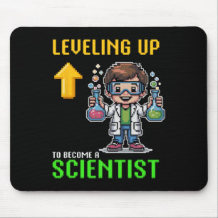 Mousepad Levando A Ck Cientista À Escola Engraçado Garoto J