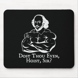 Mousepad Levanta Mesmo Senhor Engraçado Treino de Academia