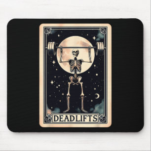 Mousepad Levantamento de Peso Treino Academia Halloween Eng