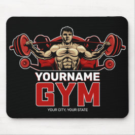 Mousepad Levantamento do peso da GYM inicial da Malhação do