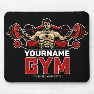 Mousepad Levantamento do peso da GYM inicial da Malhação do