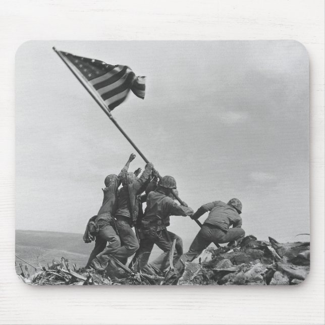 Mousepad Levantando a bandeira em Iwo Jima (Frente)