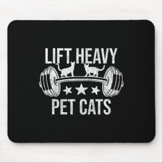Mousepad Levantar Gatos Domésticos Pesados ​​Musculação Hal