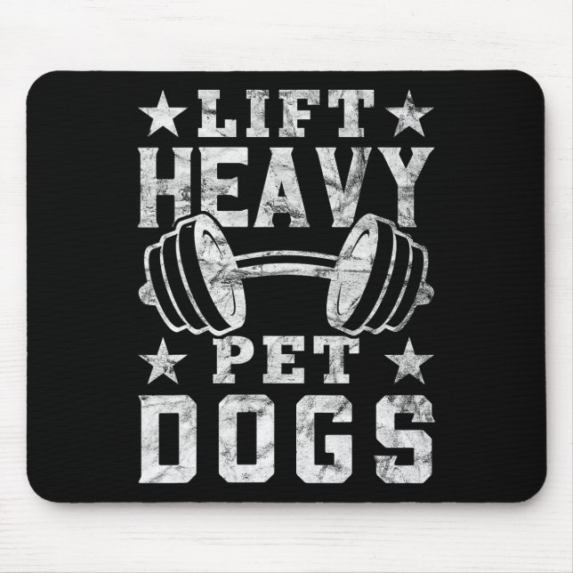 Mousepad Levante Cachorros Pesados Ginásio Para Levantadore (Frente)