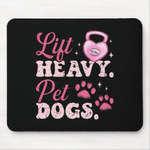 Mousepad Levante Cachorros Pesados Treino Musculação Levant