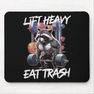 Mousepad Levante o lixo pesado levantando o peso do prédio