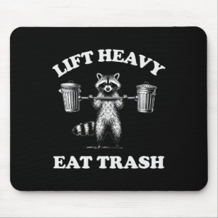 Mousepad Levante O Peso Do Lixo De Comida Pesada Levantando