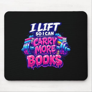 Mousepad Levante para que eu possa carregar mais livros lei