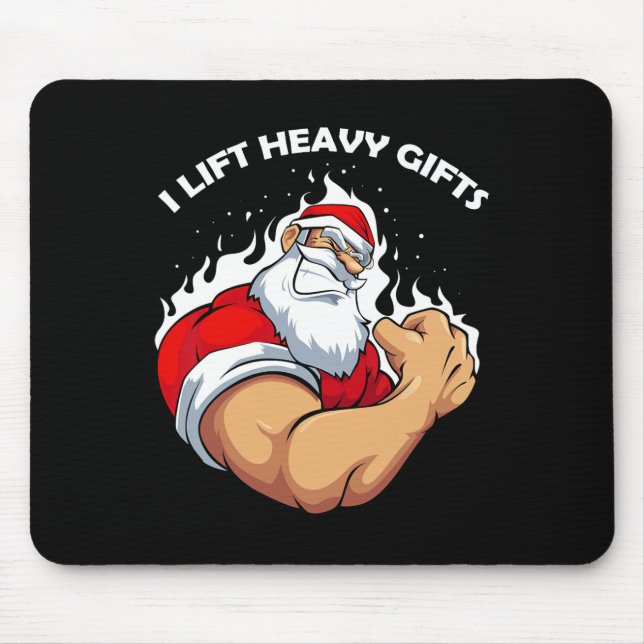 Mousepad Levanto Os Pesados Papais noeis Legal De Natal W (Frente)