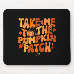 Mousepad Leve-Me Ao Patch De Abóbora Outono Queda Graças