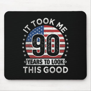 Mousepad Levei 90 Anos Para Ficar Tão Bem 90º Aniversário