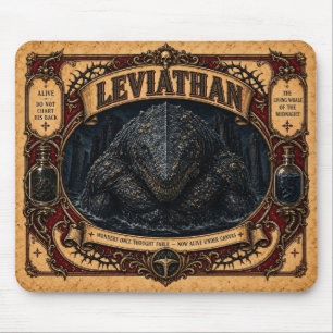 Mousepad Leviatã, Monstro de Circo Vintage
