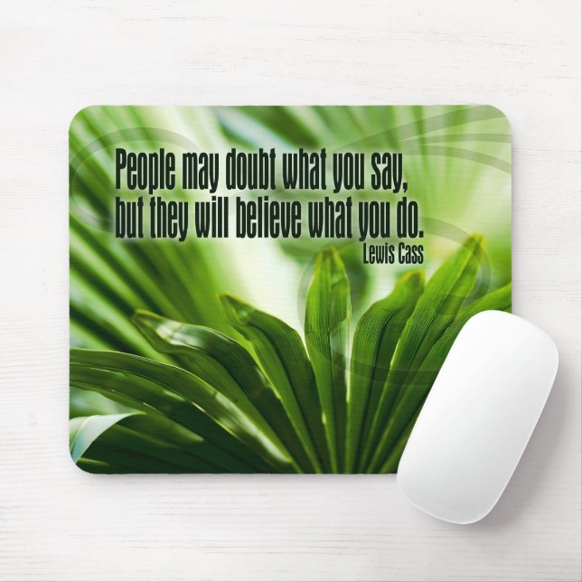 Mousepad Lewis Cass Inspirational Cote "Dúvida" (Com mouse)