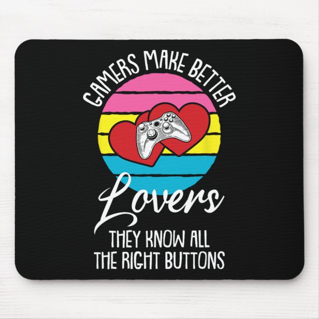 Mousepad Lgbt-q Gaming de controladora de vídeo de orgulho  (Frente)