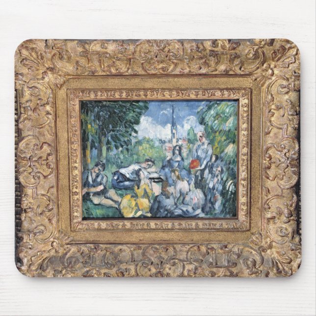 Mousepad L'herbe do sur do Dejeuner de Paul Cezanne |, (Frente)