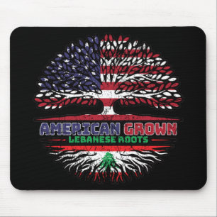 Mousepad Líbano Libanês EUA EUA EUA Estados Unidos