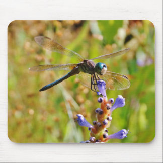 Mousepad libélula de flor de lavanda