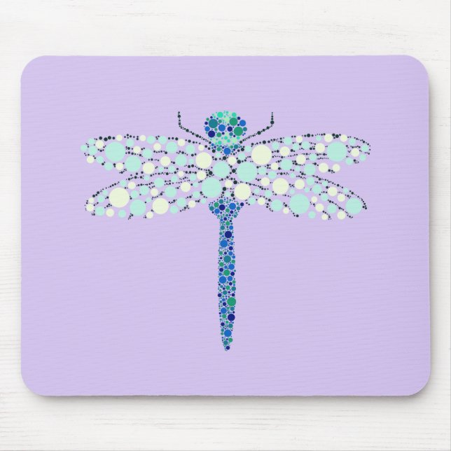 Mousepad Libélula em Pontos (Frente)