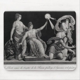 Mousepad Liberdade, golpeando abaixo da ignorância e do