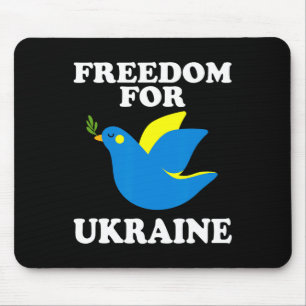 Mousepad Liberdade para a Ucrânia Apoie a Ucrânia