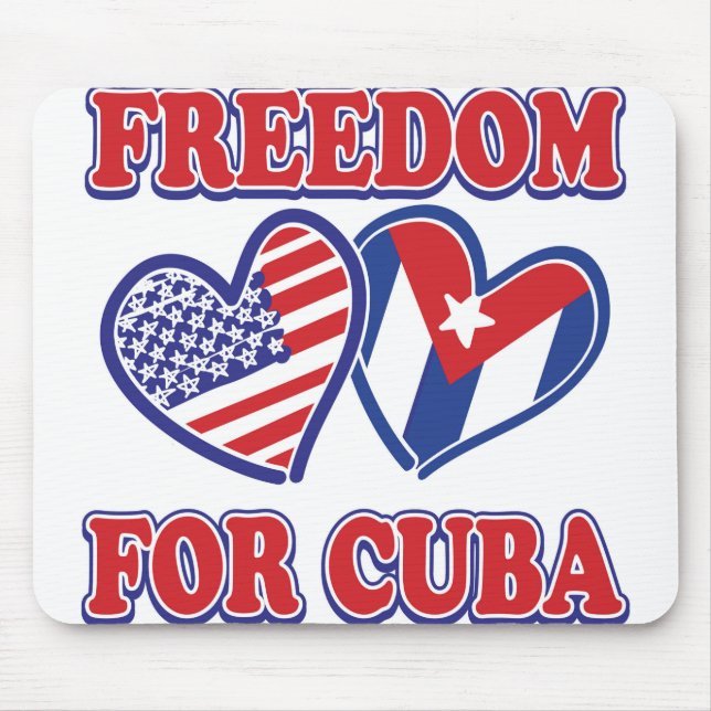 Mousepad Liberdade Para CUBA (Frente)