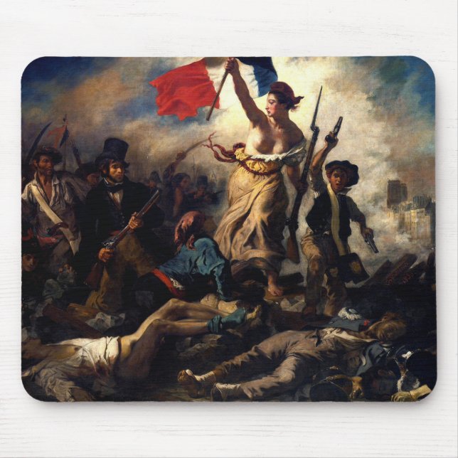 Mousepad Liberty Liderando as Pessoas, Eugene Delacroix (Frente)
