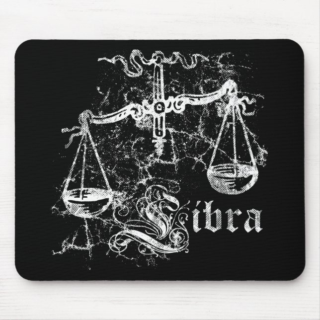 Mousepad Libra do zodíaco (Frente)