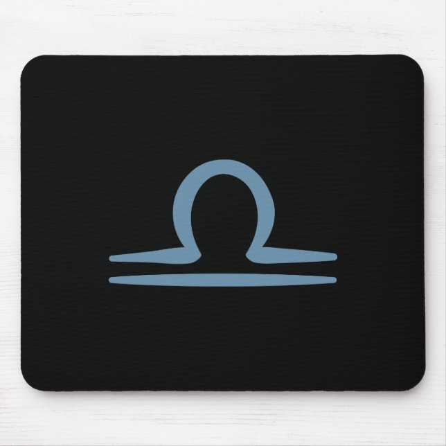 Mousepad LIBRA Zodiac setembro outubro Astrologia de aniver (Frente)